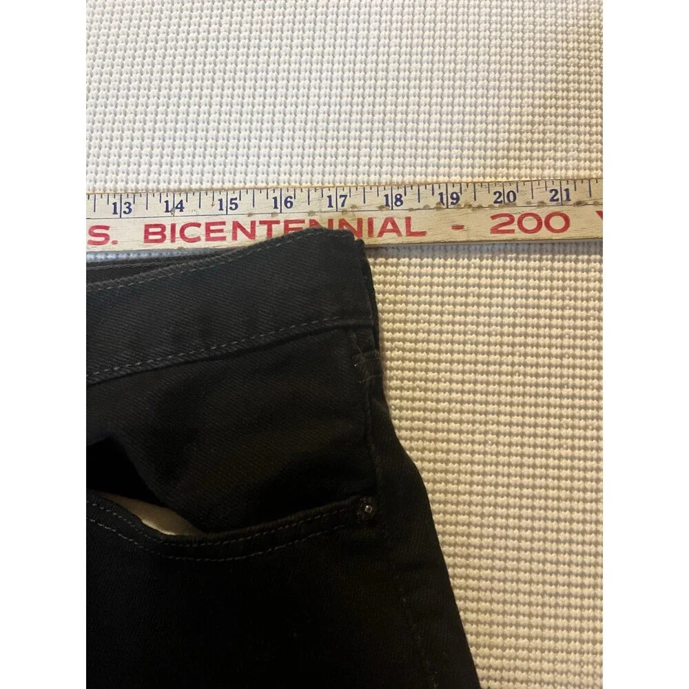 Men's Levis 501 Jeans 36x34 Classic Straight Black Denim Pants